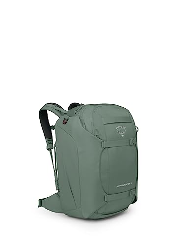 Carry-On Travel Backpack 46L with Compression & Padded Laptop Sleeve – Green