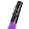 Mini UV Flashlight 365nm Black Light Rechargeable for Pet Urine Detection and Mineral Identification
