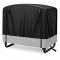 Black 6 FT Rectangular Trampoline Cover for Giantex Goplus GYMAX Models