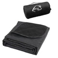 Wind Tour Warm Polar Fleece Blanket for Outdoor & Beach Picnic Black