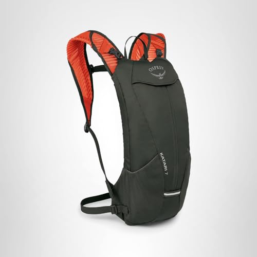 Osprey Katari 7L Men's Biking Backpack with Hydraulics Reservoir, Green Creek