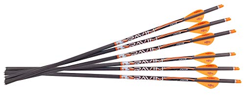 Ravin Carbon Crossbow Arrows 400 Grain, .003 Diameter - 6 Pack