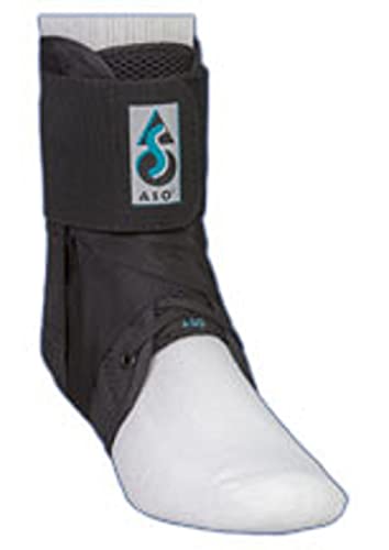 Ankle Support Stabilizer Brace Pack of 2 - Black, Medium (30.5-33cm)