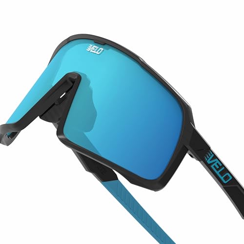 Baseball Softball Sunglasses with Adjustable Fit UV400 Shield - Black Ice Sml Adult Youth