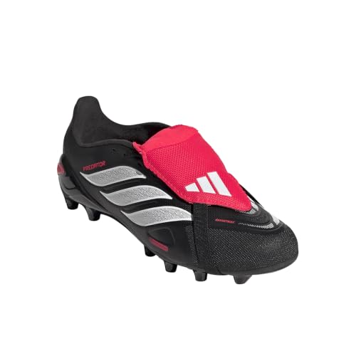 adidas Predator League Fold-Over Soccer Cleats Kids Blue, 5 Big Kid