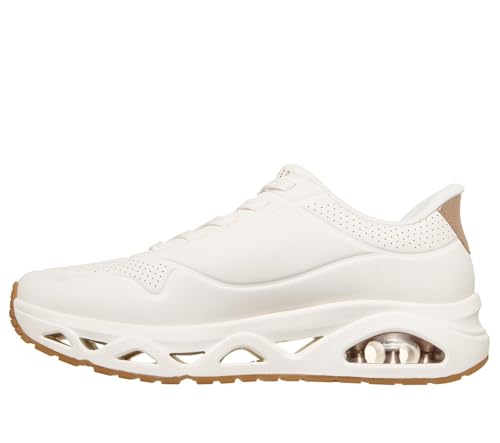 Skechers Women's Uno Step-Glide Slip-On Sneakers - White, 6