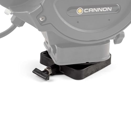 Cannon Low-Profile Swivel Downrigger Mounting Base - Black Composite