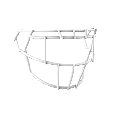 Schutt F7 EGOP II-NB-VC Football Facemask - White / Varsity for Helmet Fit & Impact Protection