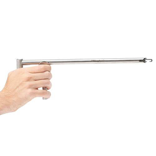 13.5-inch Stainless Steel Fish Hook Remover Tool - Heavy-Duty Saltwater & Freshwater Fish Hook Extractor