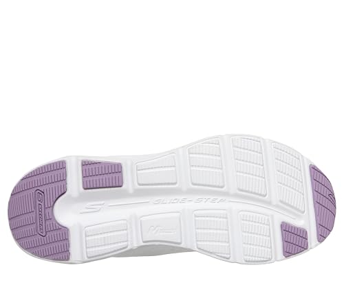 Skechers Women's Glide Step Vortex Slip-On Shoes - White/Multi 7.5