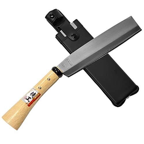 Japanese NATA Hatchet 8.2-Inch Hand Axe with Sheath - Single-Bevel