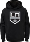 Los Angeles Kings Youth NHL Performance Logo Pullover Hoodie - Black, Size 10-12