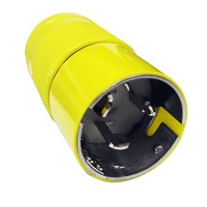 50A 125/250V Locking Shore Power Plug - Corrosion Resistant 3 Pole