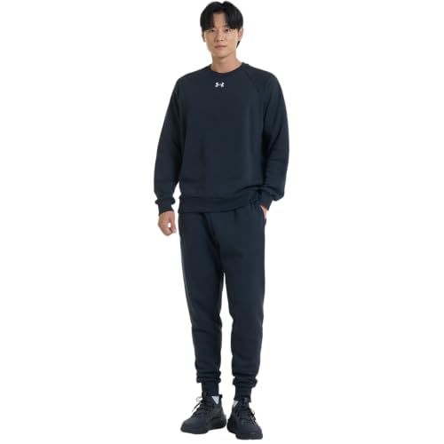 Under Armour Men's Rival Fleece Joggers - X-Small, Black & White