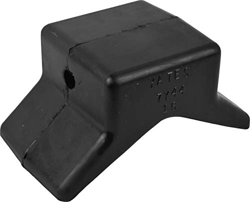 Attwood Boat Trailer Rubber Bow Stop - 3x3 Inches, Deep V Design, Durable Rubber