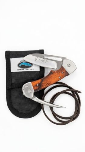 Myerchin WF300 Gen 2 Marine Rigging Knife with Marlin Spike & Lanyard
