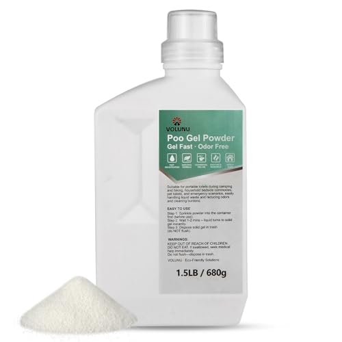 1.5LB Pee Powder Gel & Odor Neutralizer for Portable Toilets & Home Use - Variation 680g