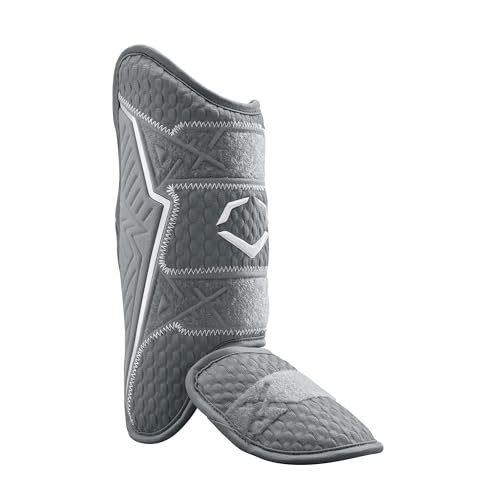 EvoShield Pro-SRZ 2.0 Batter's Leg Guard - Grey, Right Handed Hitter