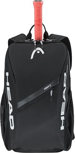 HEAD Tour Tennis Backpack 25L - Black, Racquet & Gear Storage