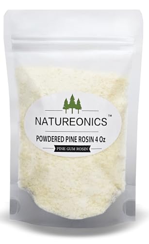 Powdered Pine Rosin 4 Oz for Beeswax Wraps, Sports Grip & DIY Projects