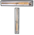 DisplayGifts Wall Mount Baseball Bat Display Case with UV Protection - Black Frame, White Interior, Lock, Horizontal or Vertical Hanger
