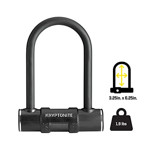 Heavy-Duty Bicycle U-Lock with 4ft Cable - Hardened Steel Security Lock