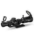 CVLIFE 1-6x24 LPVO Rifle Scope with Red/Green Illumination, 30mm Mount, CQB Model