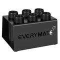 EVERYMATE 6-Barbell Vertical Storage Rack - Heavy-Duty Steel Floor Stand for Olympic & Specialty Bars