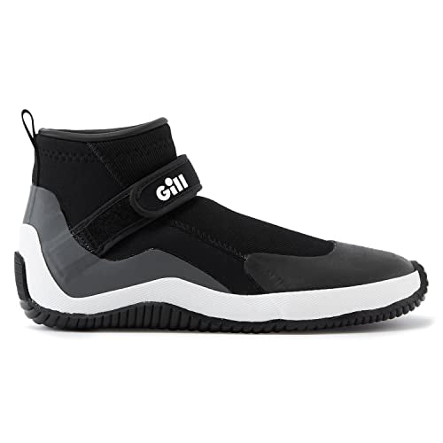 Gill Aquatech Neoprene Water Shoes for Water Sports, 10-10.5 Black