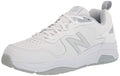 New Balance Women's 857 V3 Cross Trainer Shoes - White/Cyclone, 10.5