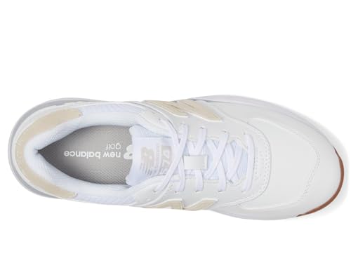 Golf Shoes Women New Balance 574 Greens V2 White / 10 - Durable Traction & Comfort