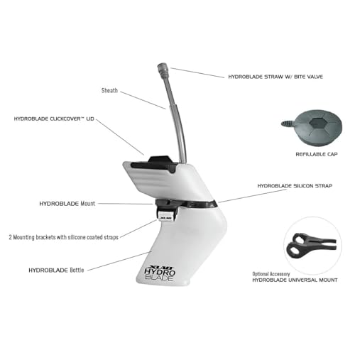 Hydroblade Bike Hydration System - Black - Easy Refill & Aero Design