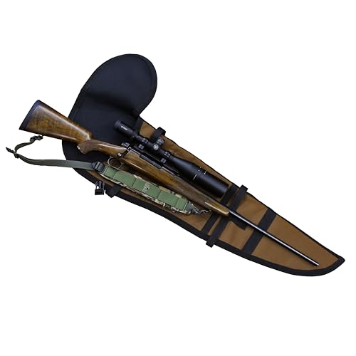 TrailMax Padded Rifle Scabbard for Horse Saddle & ATV – Weather-Resistant Gun Case