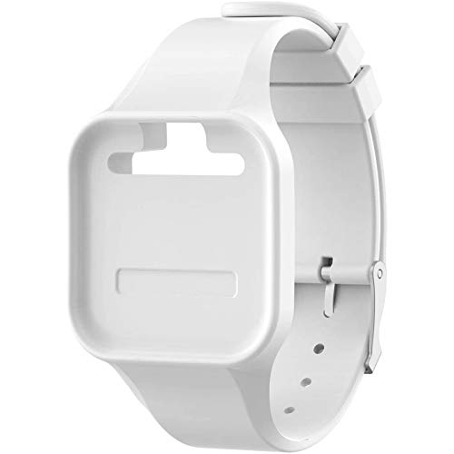 Colorful Silicone Watch Band Compatible with Golf Buddy Voice 2 - White