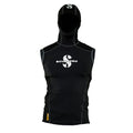 Men's Hooded Thermal Vest - Black, Medium - Diving & Snorkeling Gear