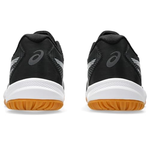 ASICS Men's Upcourt 6 Volleyball Shoes - Black/White, Size 11
