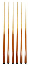 HAN'S DELTA Set of 6 Pool Cues 57 Inch 4-Prong House Billiard Stick
