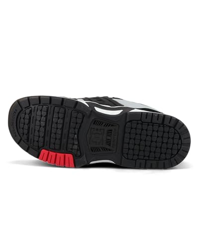 Men's DC AT-2 Sneakers Black Grey Red 14 Medium Impact-Absorbing Shoes