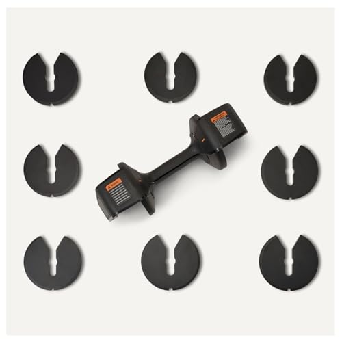 Adjustable Dumbbell 25 lb with 5 Weight Options - Space-Saving Fitness Equipment