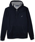 Nautica Men's Anchor Fleece Full-Zip Hoodie - X-Large, True Navy