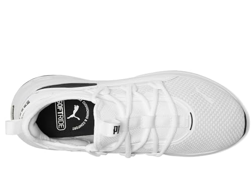 Puma Mens Softride Frequence Shoes - White & Feather Gray, Size 8