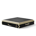 Black 4-Inch Wooden Plyometric Box for Jump Training - Adjustable & Non-Slip