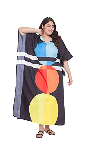 Plus Size Beach Caftan Dress for Women - Summer Maxi Cover Up