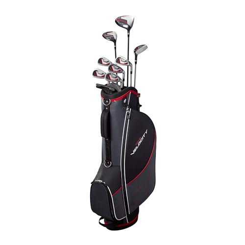 Men's Complete Golf Set with Stand Bag - Right Hand, Driver, Irons, Wedge