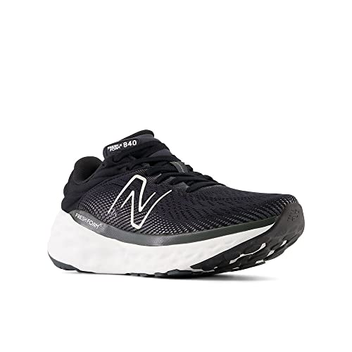 New Balance Women's Fresh Foam 840v1 Running Shoes - Black/Magnet, 12