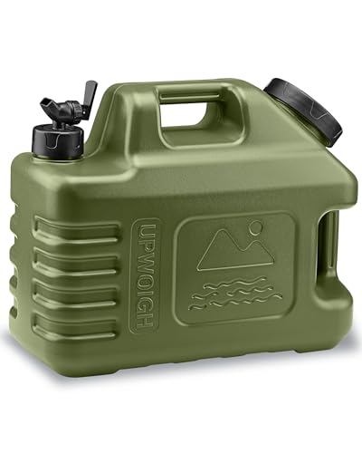 3.5 Gallon Water Jug with Spigot - Portable Outdoor Water Storage Container