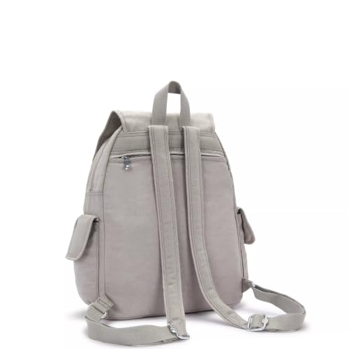 Kipling Women's City Pack Backpack Grey 10.5"L x 14.5"H x 6.75"D All-Day Versatile