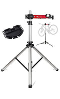 West Biking Silver Bike Repair Stand - Foldable, Adjustable, 85 Lb Capacity