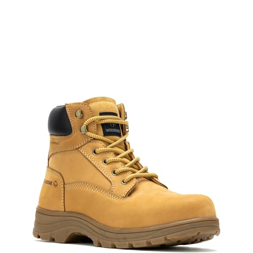 Wolverine Carlsbad Waterproof Work Boots Wheat 10.5X-Wide - Durable Construction Shoe