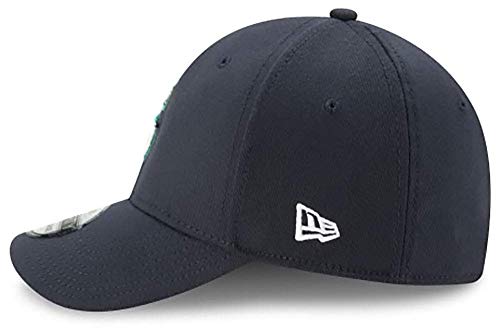 Unisex MLB Seattle Mariners Classic 39THIRTY Blue Baseball Cap - Stretch Fit